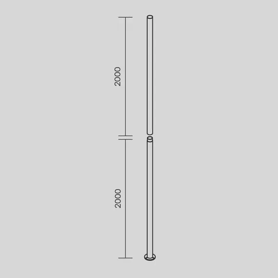 Maytoni O473P-GF Уличный опорный столб Pillar, изображение 8