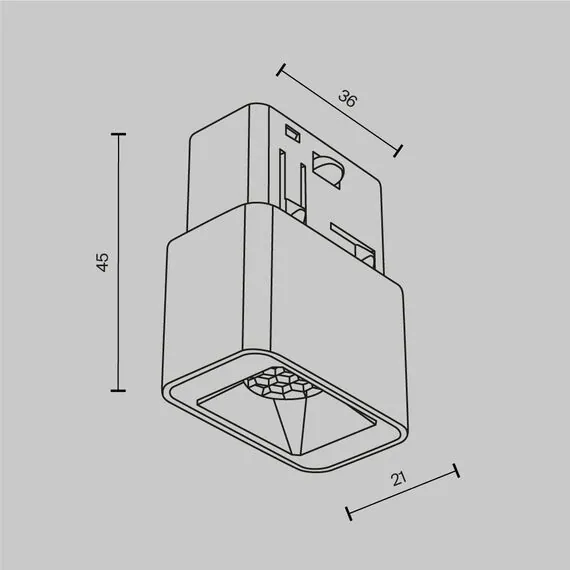 Maytoni Technical TR100-2-2W3K-S-W Трековый магнитный светодиодный светильник Exility Points S, изображение 6