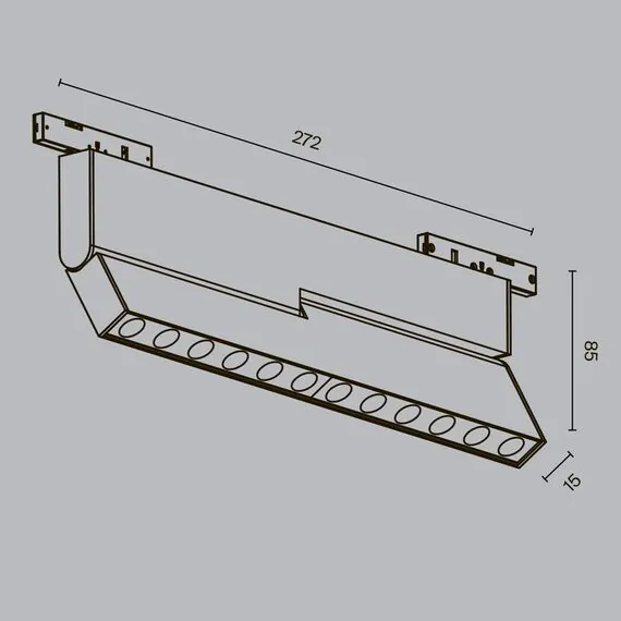 Maytoni Technical TR194-1-12W4K-M-B Трековый магнитный светодиодный светильник Levity Points Rot, изображение 10