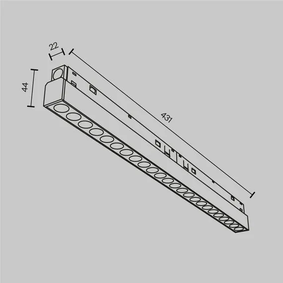 Maytoni Technical TR031-4-24W3K-M-DS-B Трековый светильник Exility Points, изображение 7