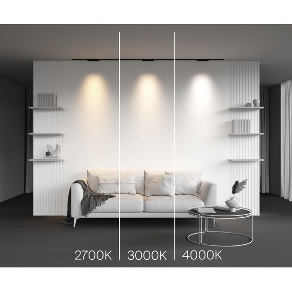 Maytoni Technical TR193-1-10W3K-M-B Трековый магнитный светодиодный светильник Levity Points, изображение 3