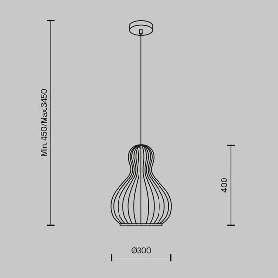 Maytoni Decorative MOD192PL-01W1 Светильник подвесной Roots, изображение 6