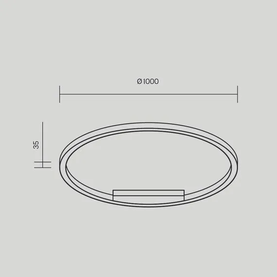 Maytoni Decorative MOD058CL-L65BSK Светильник потолочный светодиодный Rim, изображение 5