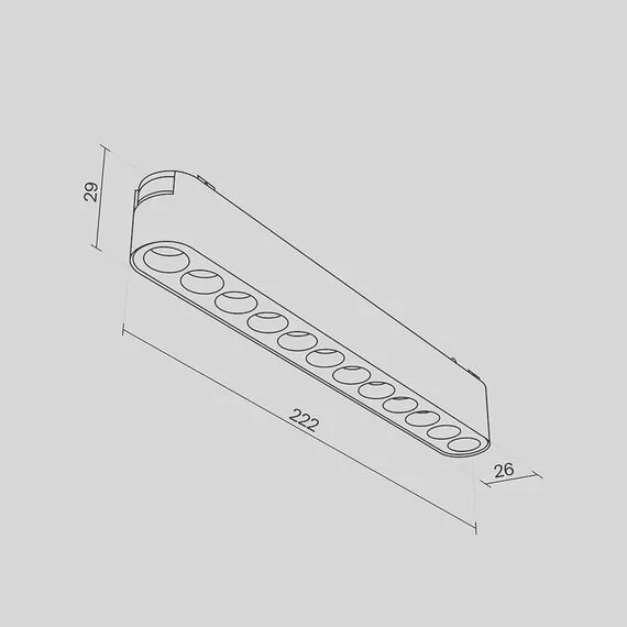 Maytoni Technical TR082-1-12W4K-M-B Трековый магнитный светодиодный светильник Radity, изображение 7