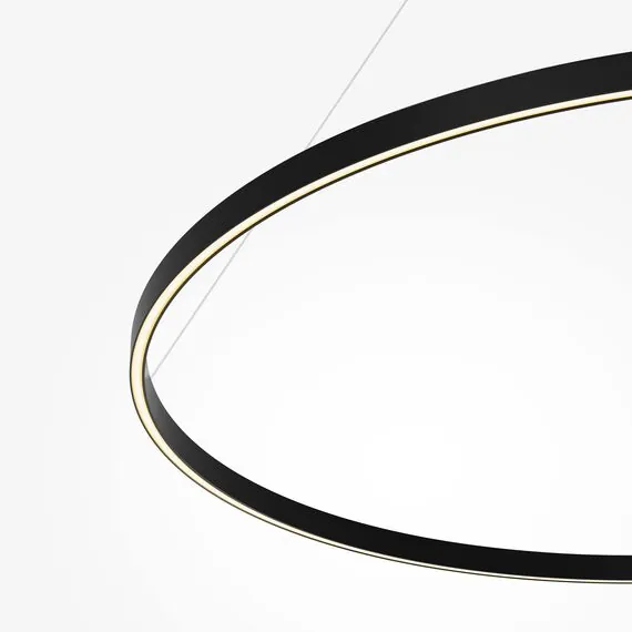 Maytoni Decorative MOD058PL-L65BK Люстра подвесная светодиодная Rim, изображение 2