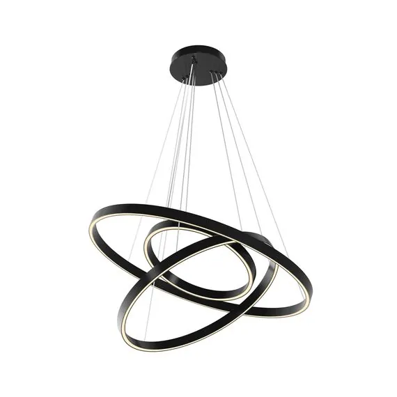 Maytoni Decorative MOD058PL-L100BK Люстра подвесная светодиодная Rim