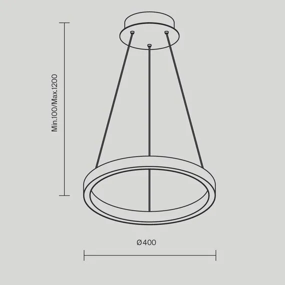 Maytoni Decorative MOD058PL-L22BK Люстра подвесная светодиодная Rim, изображение 6