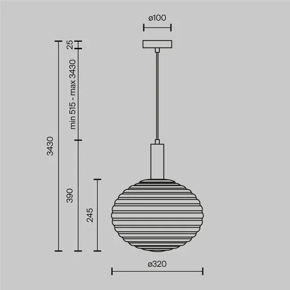 Maytoni Decorative MOD268PL-01G Светильник подвесной Reels, изображение 3