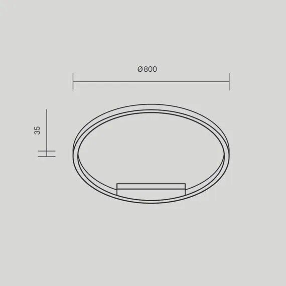 Maytoni Decorative MOD058CL-L50BSK Светильник потолочный светодиодный Rim, изображение 5