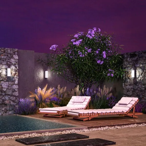 Maytoni Outdoor O434WL-L12GF3K Уличный настенный светодиодный светильник Rock, изображение 7