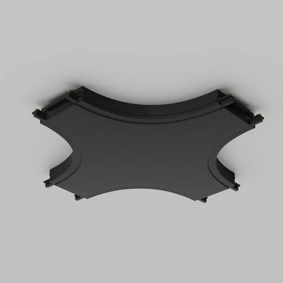 Maytoni Technical TRA084CX-11B Коннектор питания X-образный Radity, изображение 2