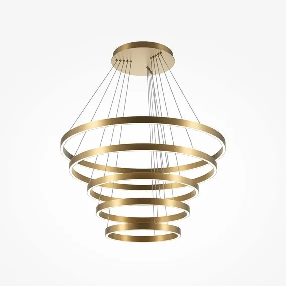 Maytoni Decorative MOD058PL-L200BSK Люстра подвесная светодиодная диммируемая Rim, изображение 3