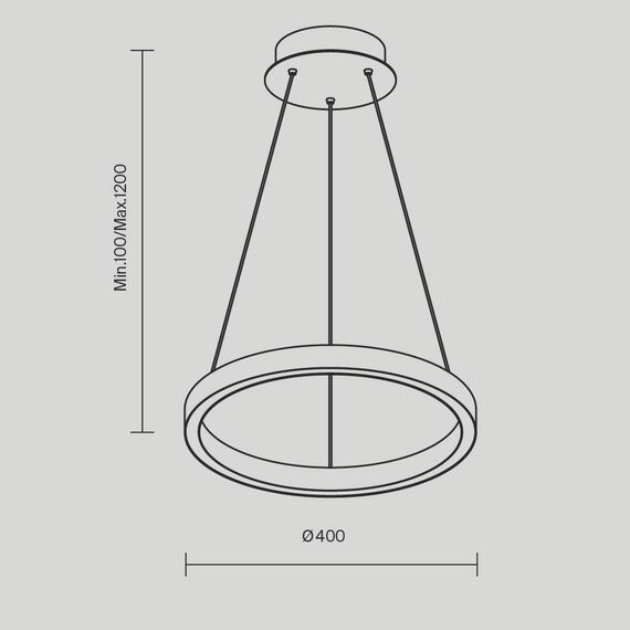 Maytoni Decorative MOD058PL-L22WK Люстра подвесная светодиодная Rim, изображение 6