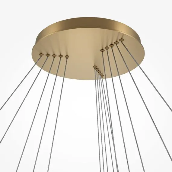 Maytoni Decorative MOD058PL-L200BSK Люстра подвесная светодиодная диммируемая Rim, изображение 5