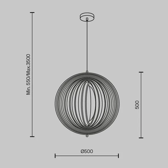Maytoni Decorative MOD197PL-01W1 Светильник подвесной Roots, изображение 7