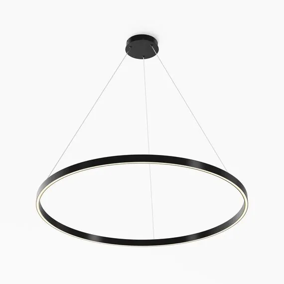 Maytoni Decorative MOD058PL-L54BK Люстра подвесная светодиодная Rim, изображение 3