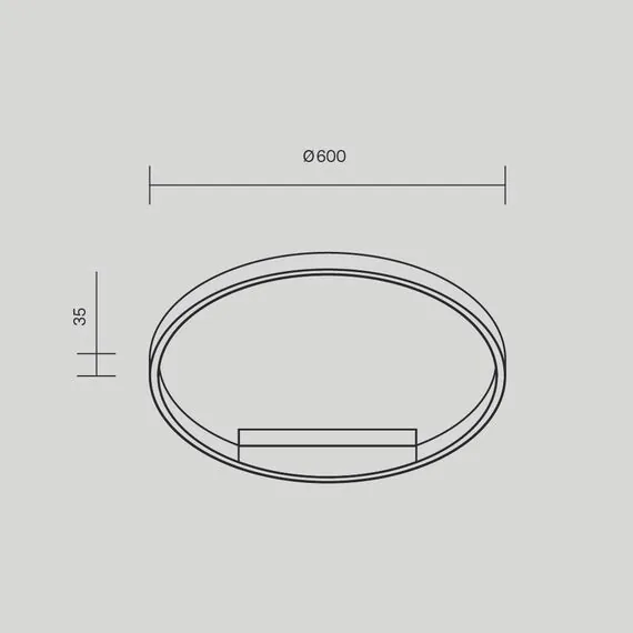 Maytoni Decorative MOD058CL-L35BSK Светильник потолочный светодиодный Rim, изображение 5