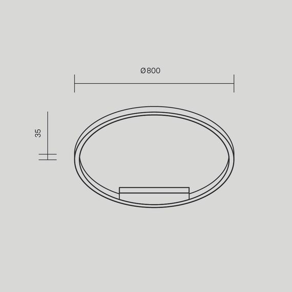 Maytoni Decorative MOD058CL-L50WK Светильник потолочный светодиодный Rim, изображение 5