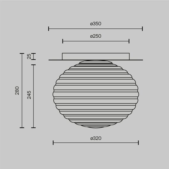 Maytoni Decorative MOD268CL-01B Светильник потолочный Reels, изображение 5