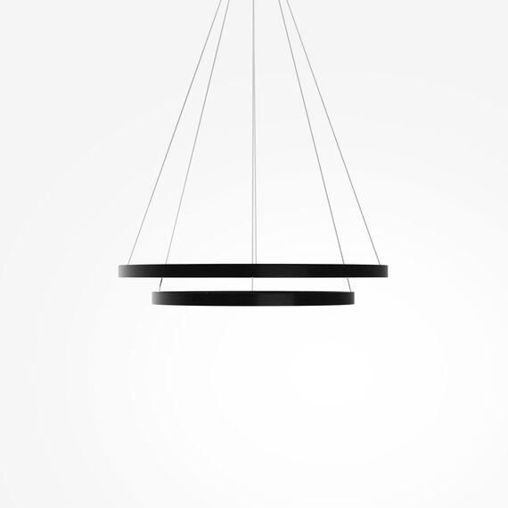 Maytoni Decorative MOD058PL-L74BK Люстра подвесная светодиодная Rim, изображение 4