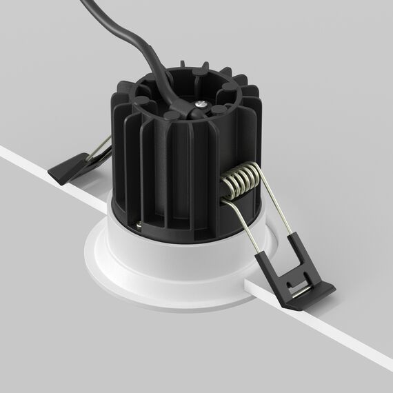 Maytoni Technical DL058-7W4K-W Светильник встраиваемый Round, изображение 5