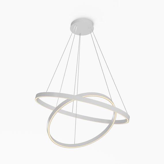 Maytoni Decorative MOD058PL-L74WK Люстра подвесная светодиодная Rim, изображение 3