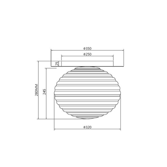 Maytoni Decorative MOD268CL-01B Светильник потолочный Reels, изображение 6