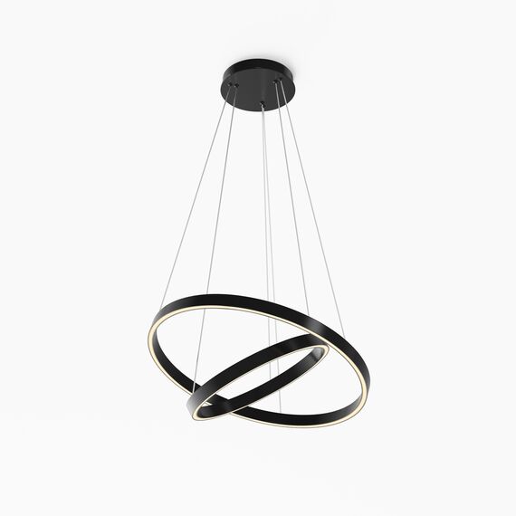 Maytoni Decorative MOD058PL-L55BK Люстра подвесная светодиодная Rim, изображение 3