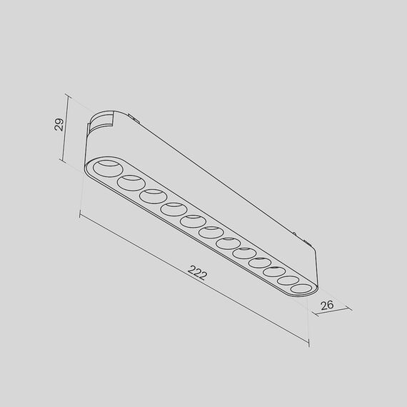 Maytoni Technical TR082-1-12W3K-M-B Трековый магнитный светодиодный светильник Radity, изображение 7