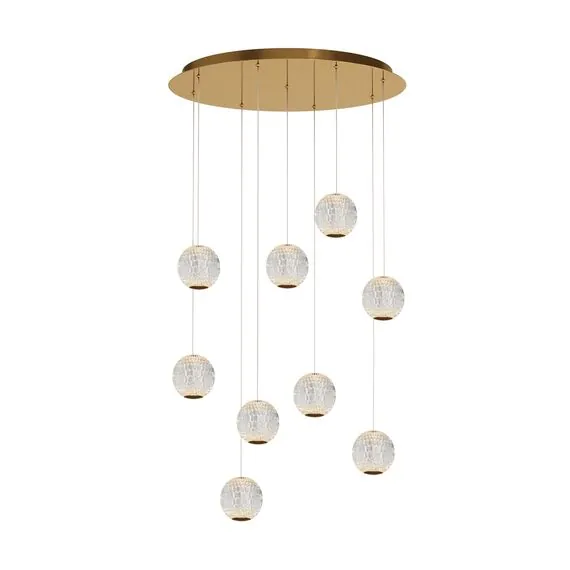 Maytoni Decorative MOD293PL-L56BS3K Люстра подвесная светодиодная Sapphire