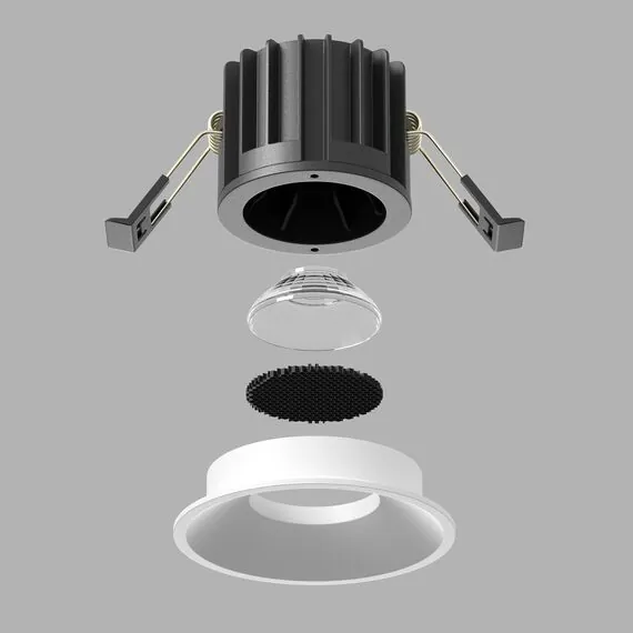 Maytoni Technical DL058-12W4K-W Светильник встраиваемый Round, изображение 6