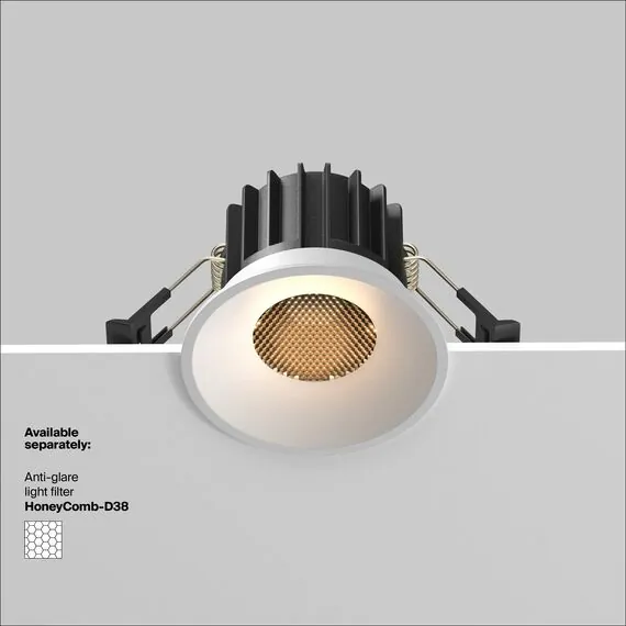 Maytoni Technical DL058-12W3K-W Светильник встраиваемый Round, изображение 7