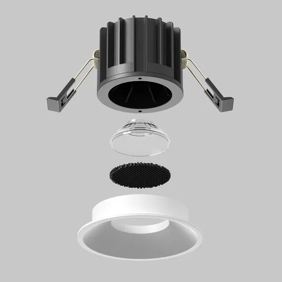 Maytoni Technical DL058-12W-DTW-W Светильник встраиваемый светодиодный Round, изображение 5