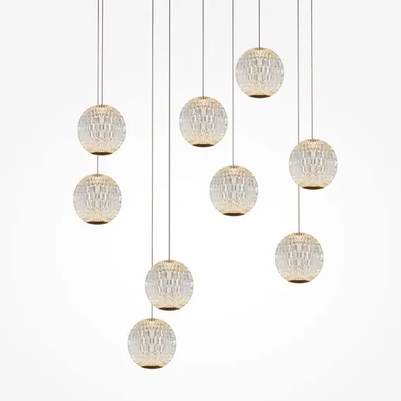 Maytoni Decorative MOD293PL-L56BS3K Люстра подвесная светодиодная Sapphire, изображение 6