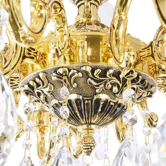 Maytoni Decorative DIA883-PL-18-G Хрустальная люстра Monica, изображение 5