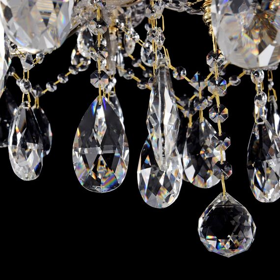 Maytoni Decorative DIA880-PL-18-G Люстра хрустальная рлдвесная Erna, изображение 5