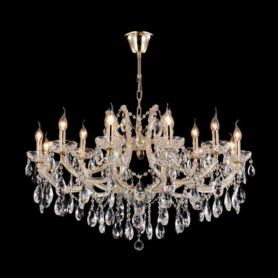 Maytoni Decorative DIA880-PL-18-G Люстра хрустальная рлдвесная Erna, изображение 3