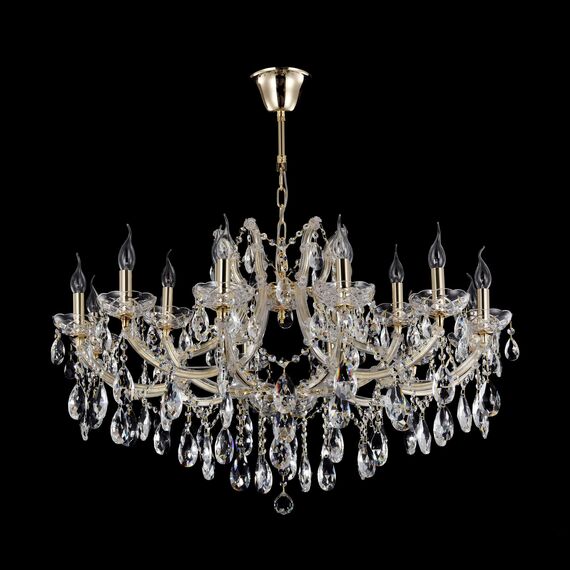 Maytoni Decorative DIA880-PL-18-G Люстра хрустальная рлдвесная Erna, изображение 4