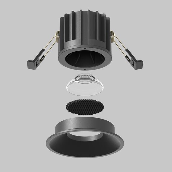 Maytoni Technical DL058-12W-DTW-B Светильник встраиваемый светодиодный Round, изображение 5