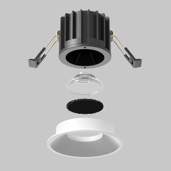 Maytoni Technical DL058-12W-DTW-W Светильник встраиваемый светодиодный Round, изображение 5
