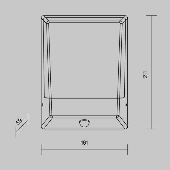 Maytoni Outdoor O448WL-L9GF3KSR Настенный светильник Row, изображение 7