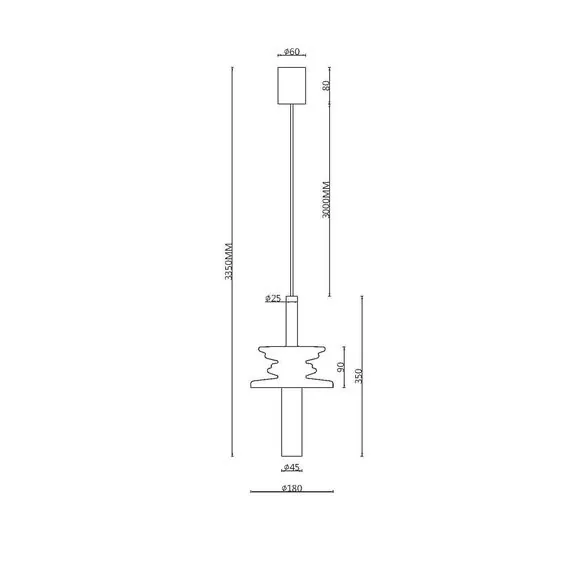 Maytoni Decorative MOD255PL-01B1 Светильник подвесной Sound Wave, изображение 6