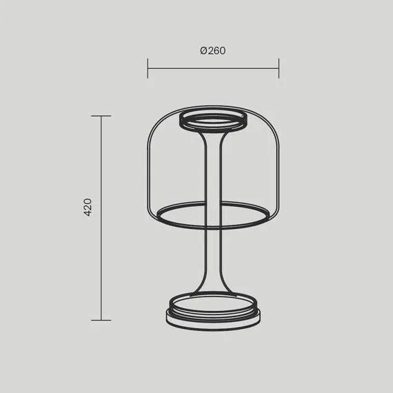 Maytoni Decorative MOD286TL-L18W3K Настольная лампа Spirito, изображение 9
