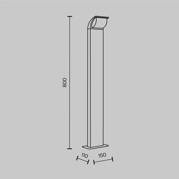 Maytoni Outdoor O446FL-L7GF3K Ландшафтный светильник Stock, изображение 6