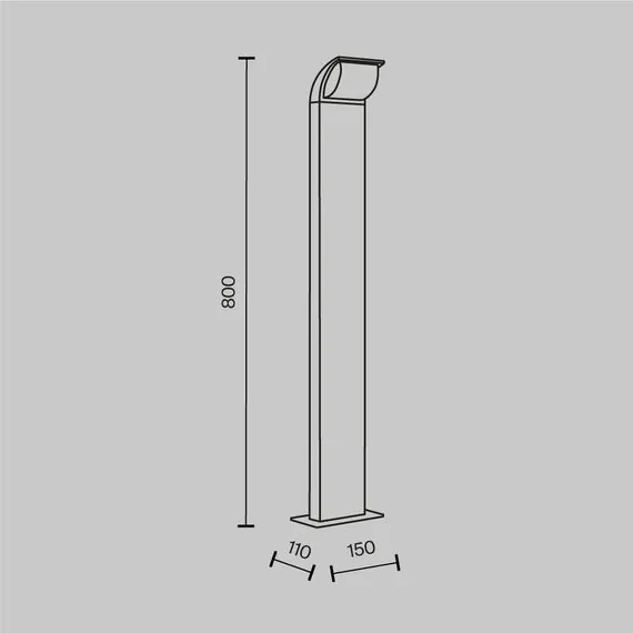 Maytoni Outdoor O446FL-L7GF3K Ландшафтный светильник Stock, изображение 6