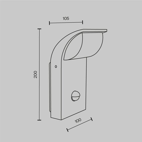 Maytoni Outdoor O446WL-L7GF3KSR Настенный светильник Stock, изображение 7
