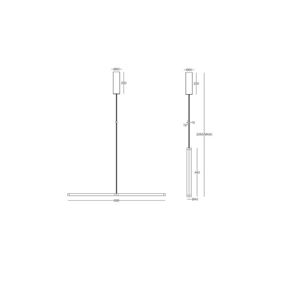 Maytoni Decorative P096PL-L11BK1 Светильник светодиодный подвесной диммируемый Supersymmetry, изображение 3