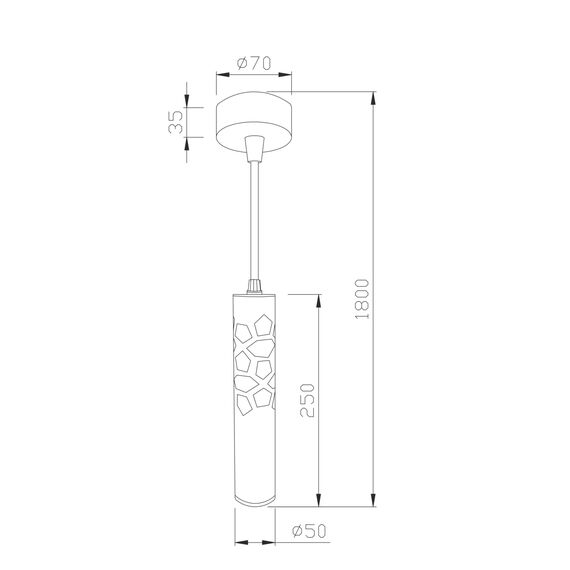 Maytoni Technical P037PL-L11W4K Подвесной светильник Torre, изображение 4
