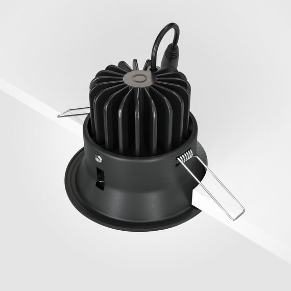 Maytoni Technical DL031-L12W3K-D-B Встраиваемый светодиодный диммируемый светильник Yin, изображение 6