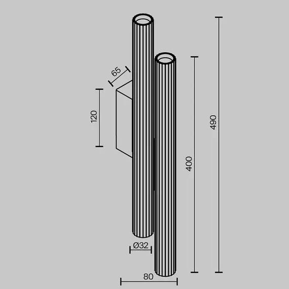 Maytoni C082WL-24W2.7K-BS Настенный светильник (бра), изображение 5